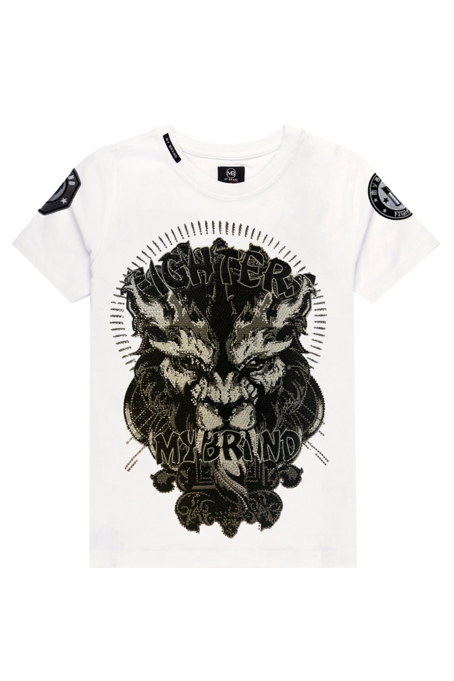 Junior My Brand T-Shirts | Devil Fighter T-Shirt White