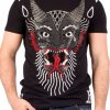 Heren My Brand T-Shirts | Stone Mask T-Shirt Black