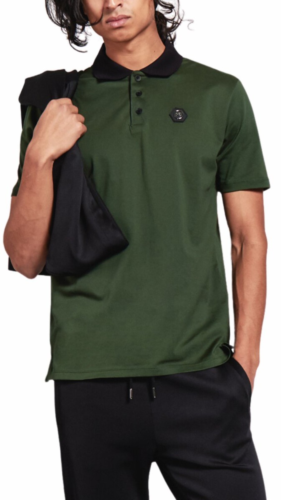 Heren My Brand Polo'S | Mb Chest Badge Polo Green