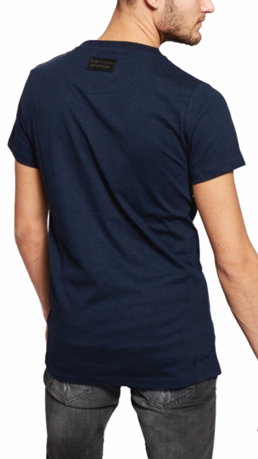 Heren My Brand T-Shirts | Warrior T-Shirt Navy