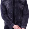 Heren My Brand Jassen | Ribbed Biker Jacket Black