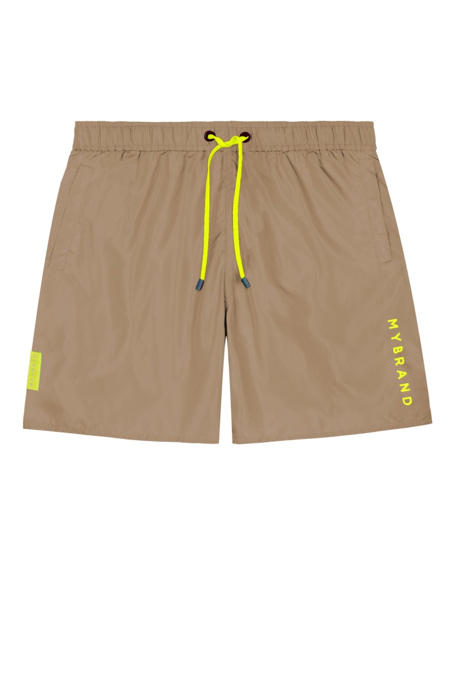 Heren My Brand Zwemkleding | Basic Swim Short Capsule Light Brown