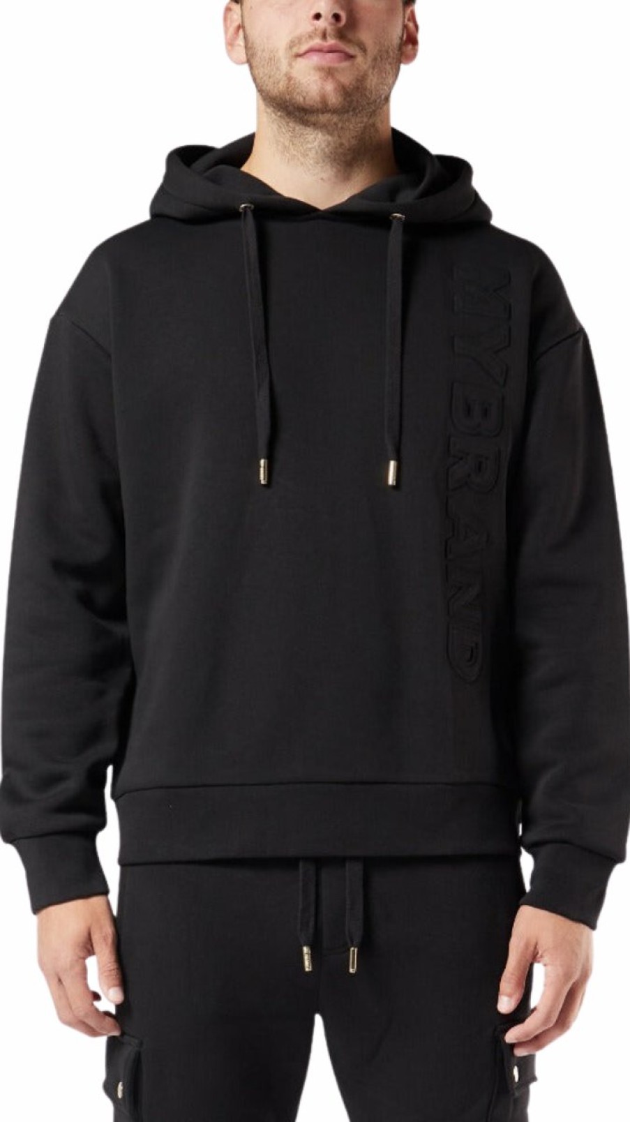 Heren My Brand Hoodies | Embossed Hoodie