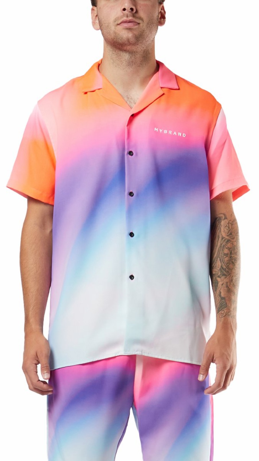 Heren My Brand Zwemkleding | Heaven Swim Capsule Bowling Shirt