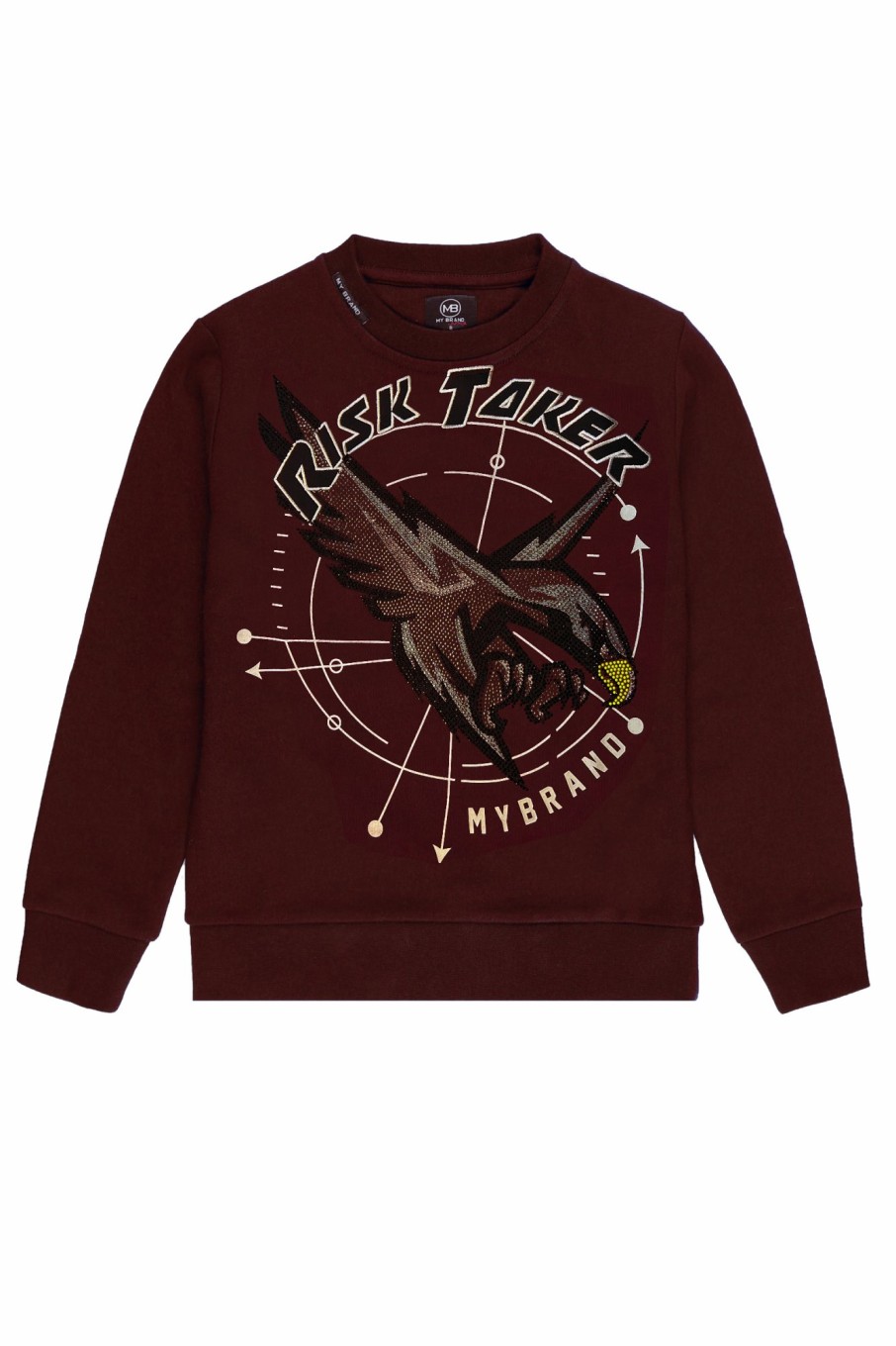 Junior My Brand Truien | Eagle Risk Sweater Burgundy