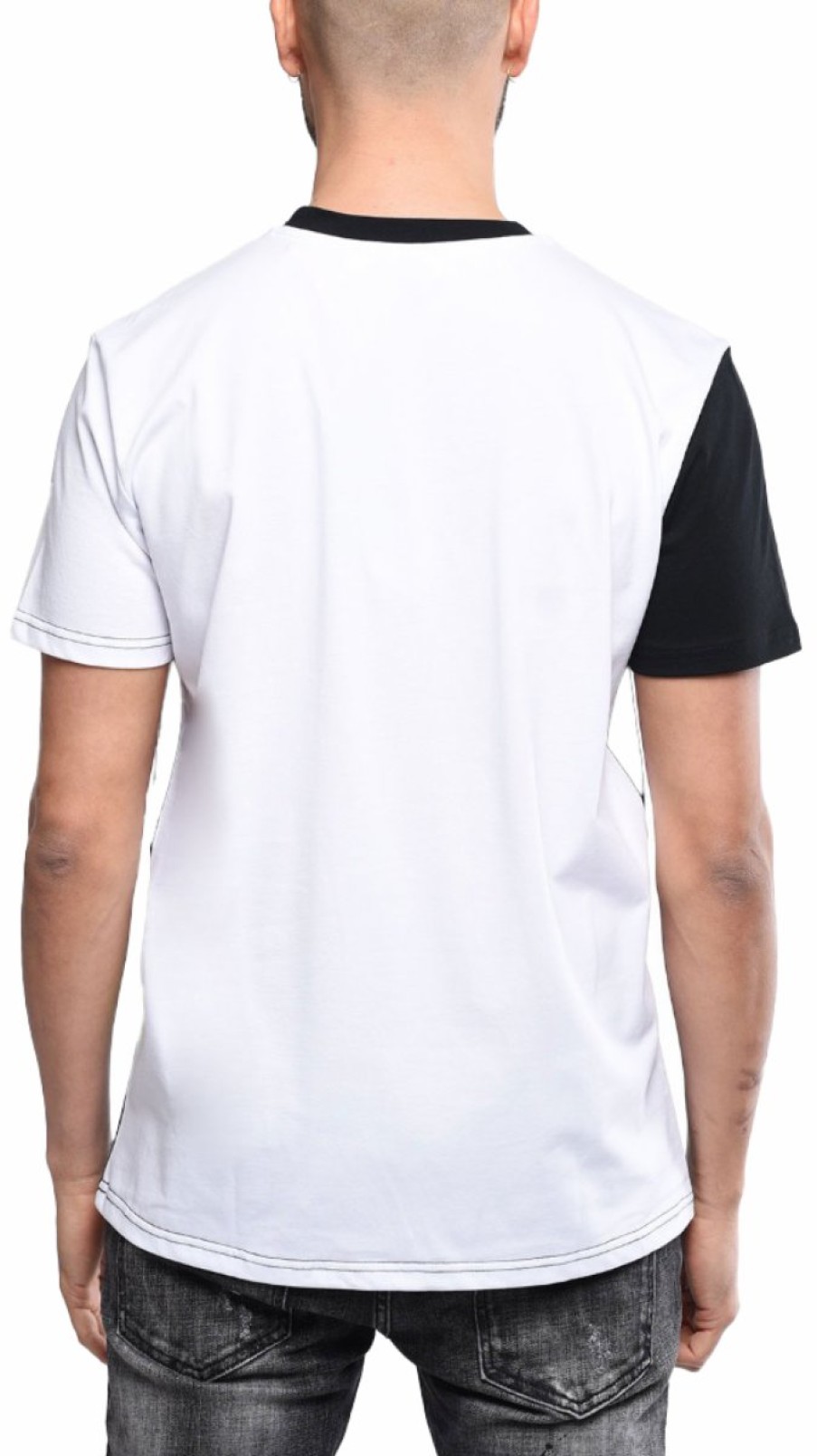 Heren My Brand T-Shirts | Black And White T Shirt C