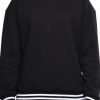 Heren My Brand Truien | Black Crewneck With Colle