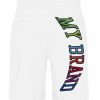 Junior My Brand Korte Broek | Rainbow College Shorts White