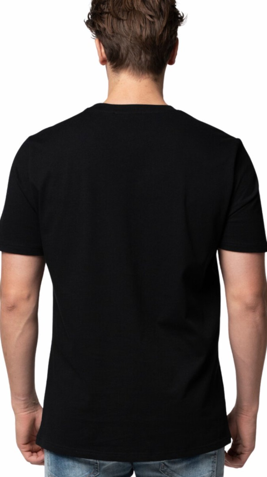 Heren My Brand T-Shirts | Mb Essential Pique Black T-Shirt