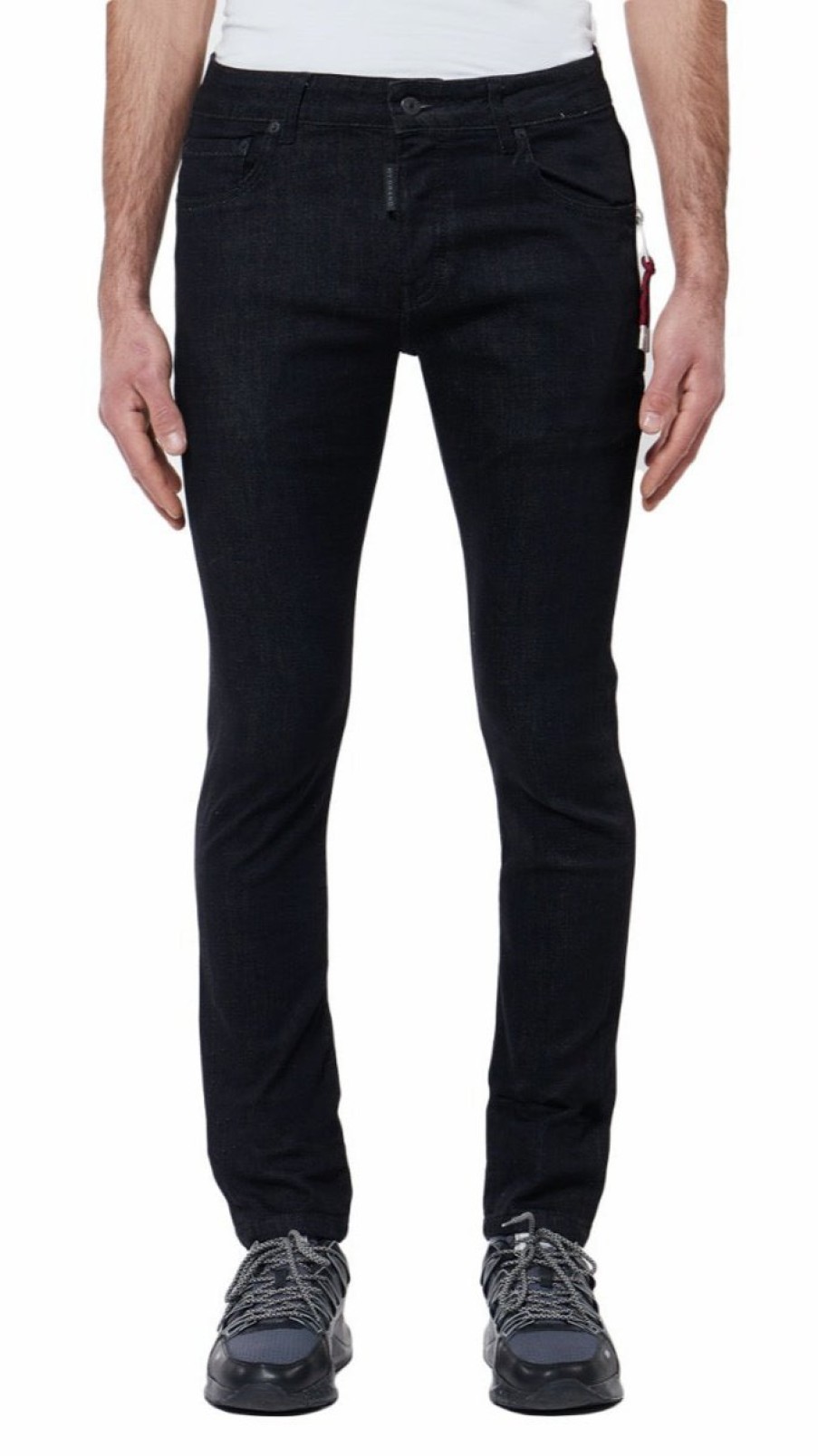 Heren My Brand Jeans | James 006 Plain Washed Black