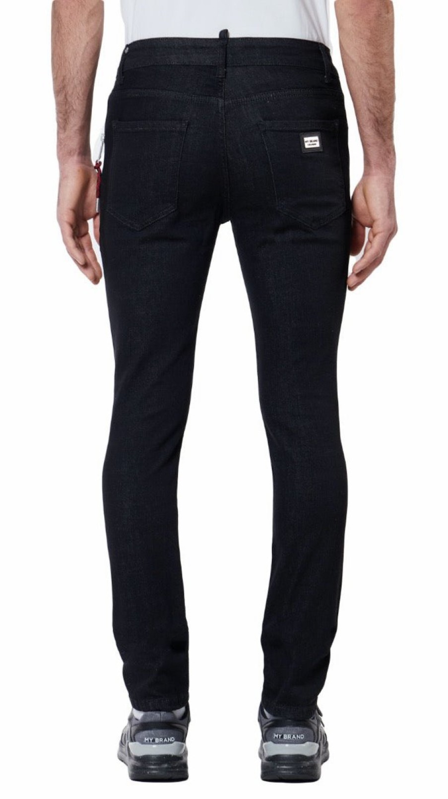 Heren My Brand Jeans | James 006 Plain Washed Black