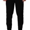 Heren My Brand Trainingspakken | Mb Essential Pique Black Trackpants