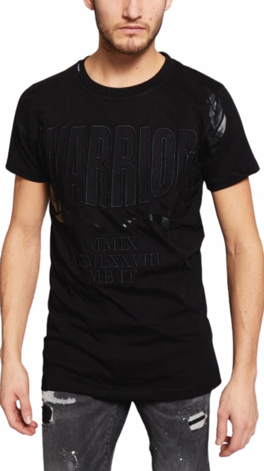 Heren My Brand T-Shirts | Warrior T-Shirt Black