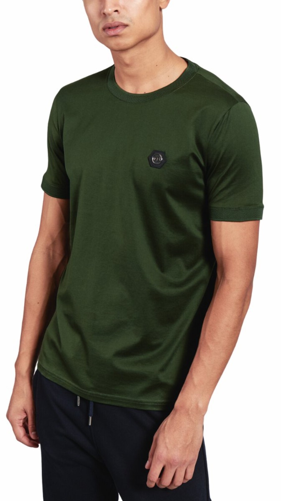 Heren My Brand T-Shirts | Mb Chest Badge Shirt Green