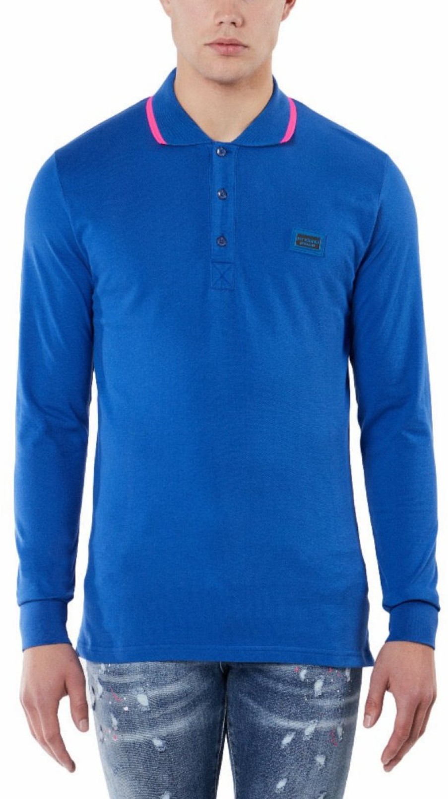 Heren My Brand Polo'S | Colourfull Longsleeve Polo