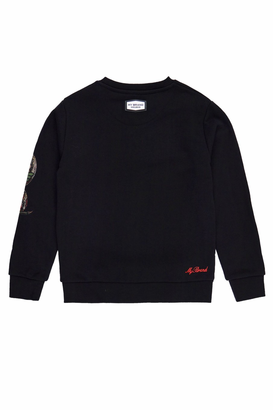 Junior My Brand Truien | Snake Rose Sweater Black