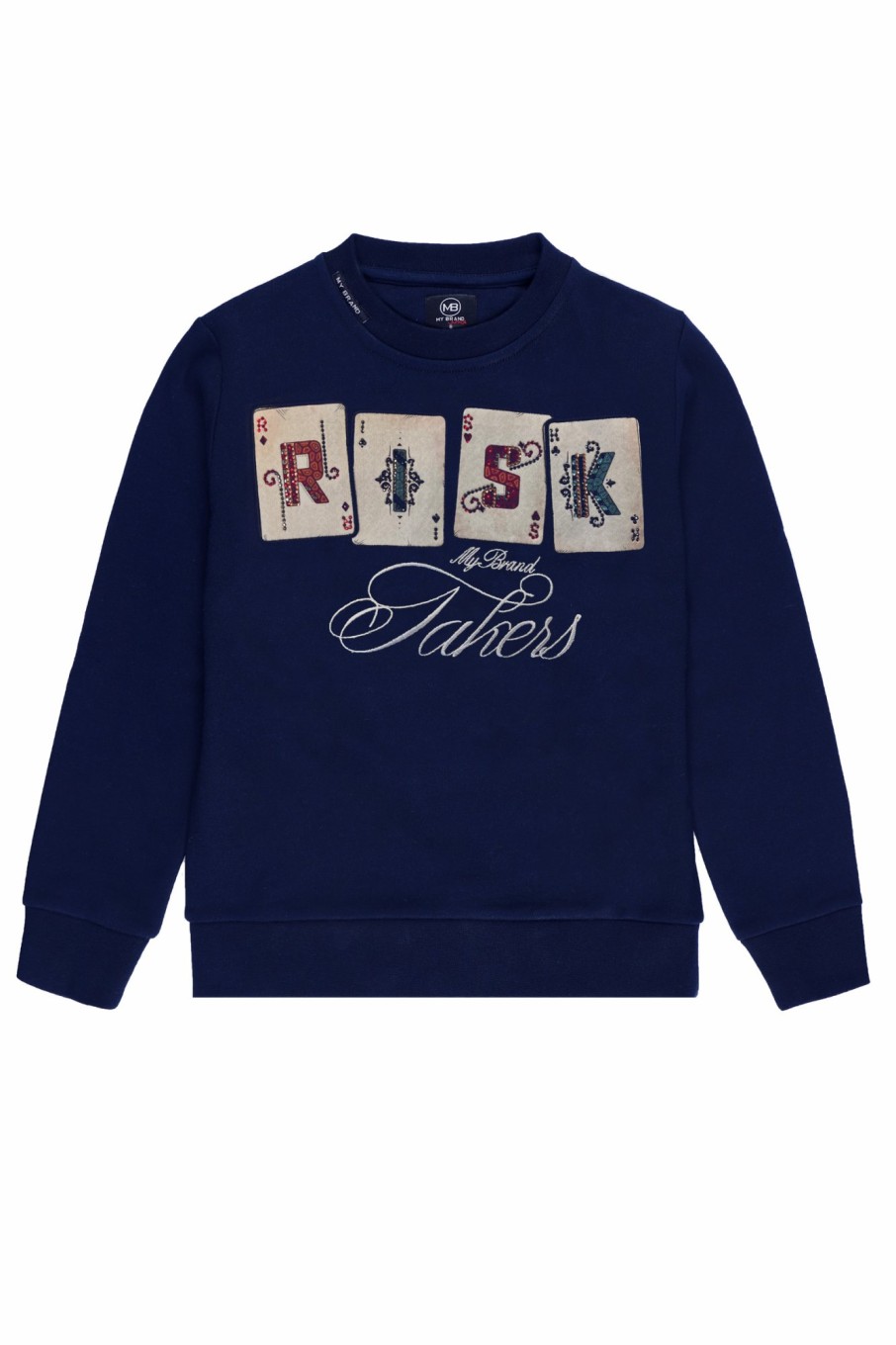 Junior My Brand Truien | Risk Playercard Sweater Navy